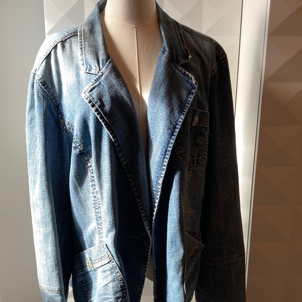 Classic Blue Denim Jean Jacket